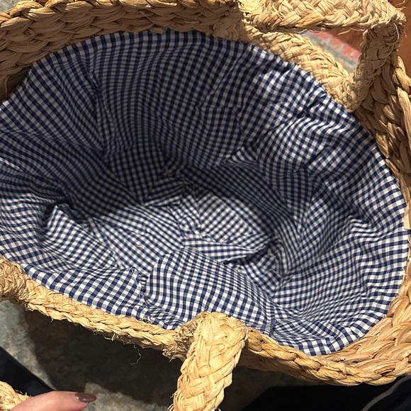 Draper James Woven Straw Tote Bag - Picture 5 of 6